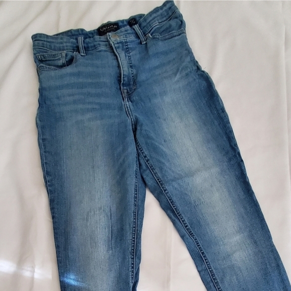 Lucky Brand Bridgette Skinny High Waist Crop Ankle Cotton Stretch Denim Jeans 30 - Picture 1 of 5